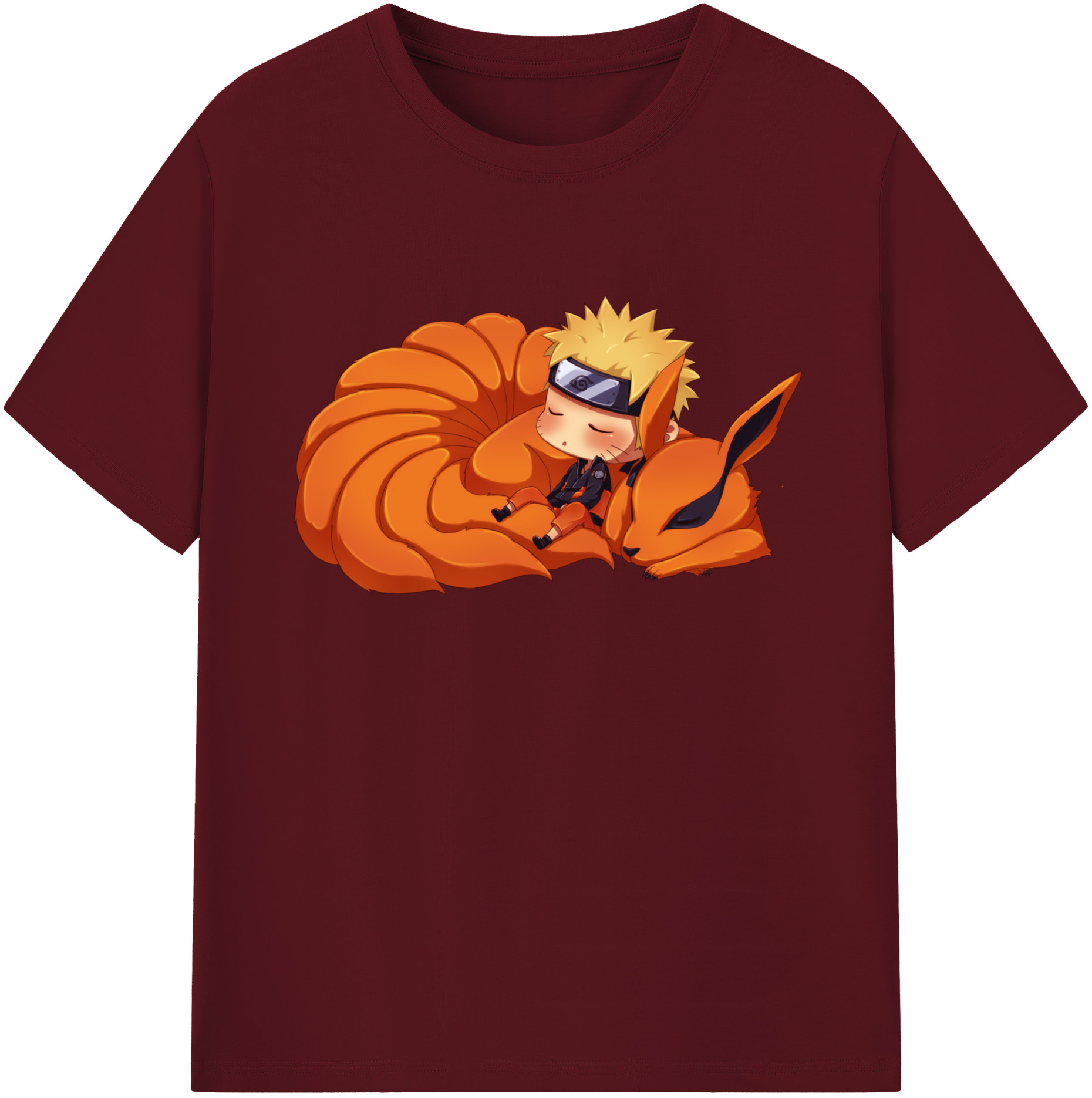 （画像用） NARUTO -ナルト- うずまき ナルト Uzumaki Naruto 綿100％半袖Tシャツ（フロントプリント）
